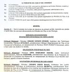 (Français) ARRÊTÉS DU MINEE DU 26 AOÛT 2026 PORTANT NOMINATIONS DES RESPONSABLES DANS LES SERVICES CENTRAUX ET DÉCONCENTRÉS DU MINISTÈRE DE L’EAU ET L’ÉNERGIE